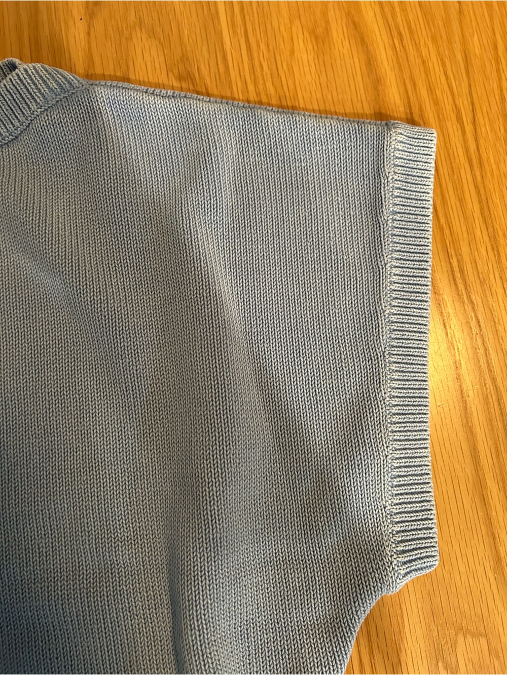 Aritzia TNA Hermosa Sweater Sun-faded Ripple Blue, Size XL NWT - Picture 4 of 11